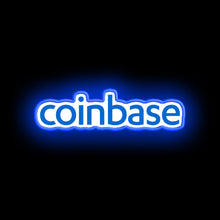 Load image into Gallery viewer, Coinbase LOGO made with LED NEON