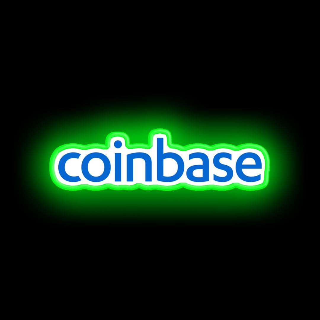 Coinbase Neon Signs | Coinbase Led Lights For Sale – Neon Factory