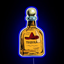 Load image into Gallery viewer, Couple Tequila and Lime RGB neon sign blue