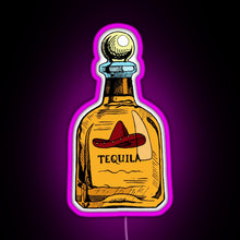 Load image into Gallery viewer, Couple Tequila and Lime RGB neon sign  pink
