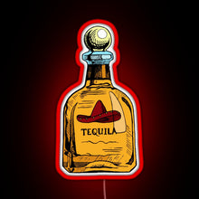 Load image into Gallery viewer, Couple Tequila and Lime RGB neon sign red