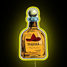 Load image into Gallery viewer, Couple Tequila and Lime RGB neon sign yellow