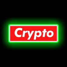 Load image into Gallery viewer, Crypto supreme neon sign