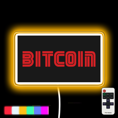 Mr. Robot - Bitcoin neon led sign