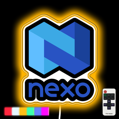 Nexo Crypto neon led sign