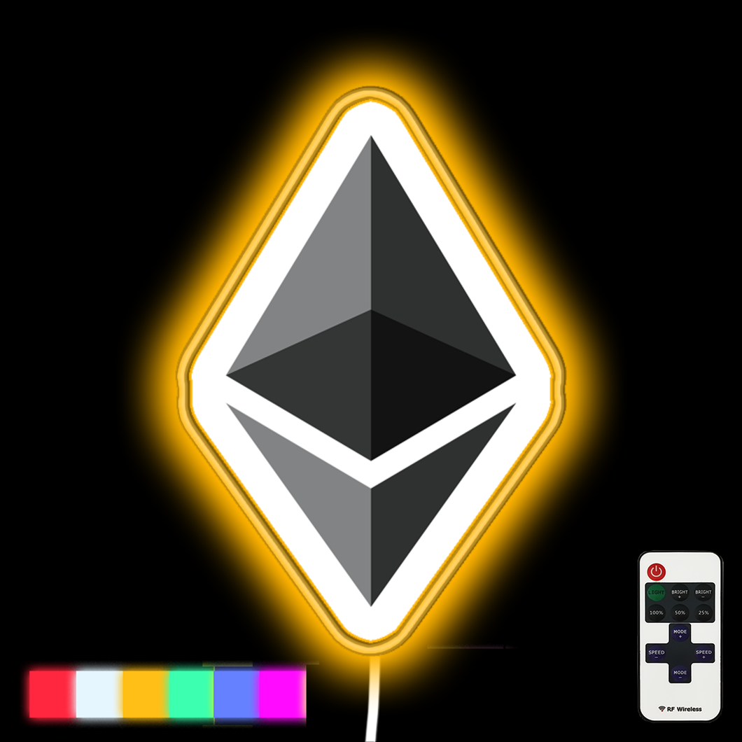 Ethereum Pocket Logo neon led sign