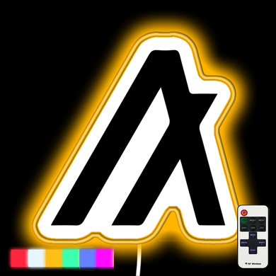 White Algorand Logo neon led sign