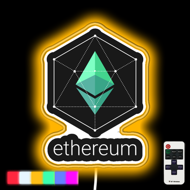 Ethereum Premium Blockchain Design neon led sign