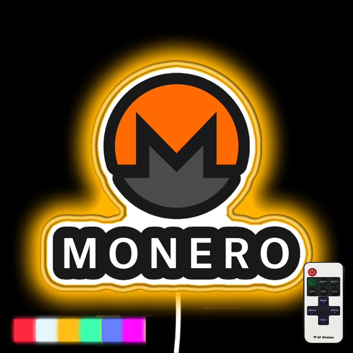 Monero Basic Neon Led Sign – Neon Factory