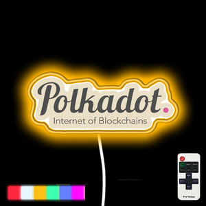 Polkadot Blockchain Light neon led sign