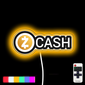 Zcash Cryptocurrency neon led sign