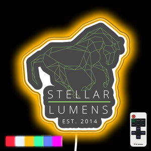 Stellar Lumens neon led sign