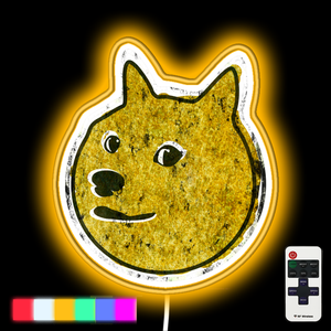 Dogecoin 1995 neon led sign