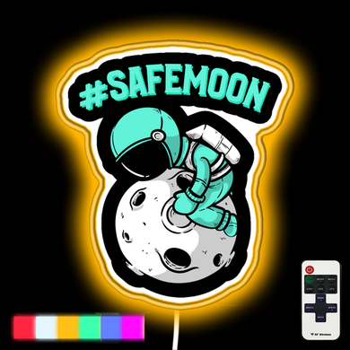 Safemoon neon led sign