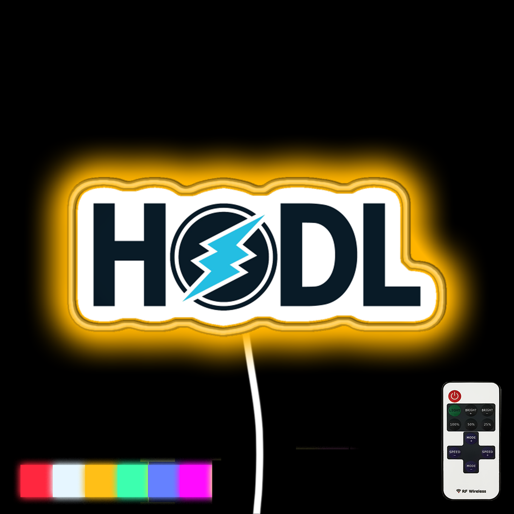 HODL Electroneum ETN neon led sign