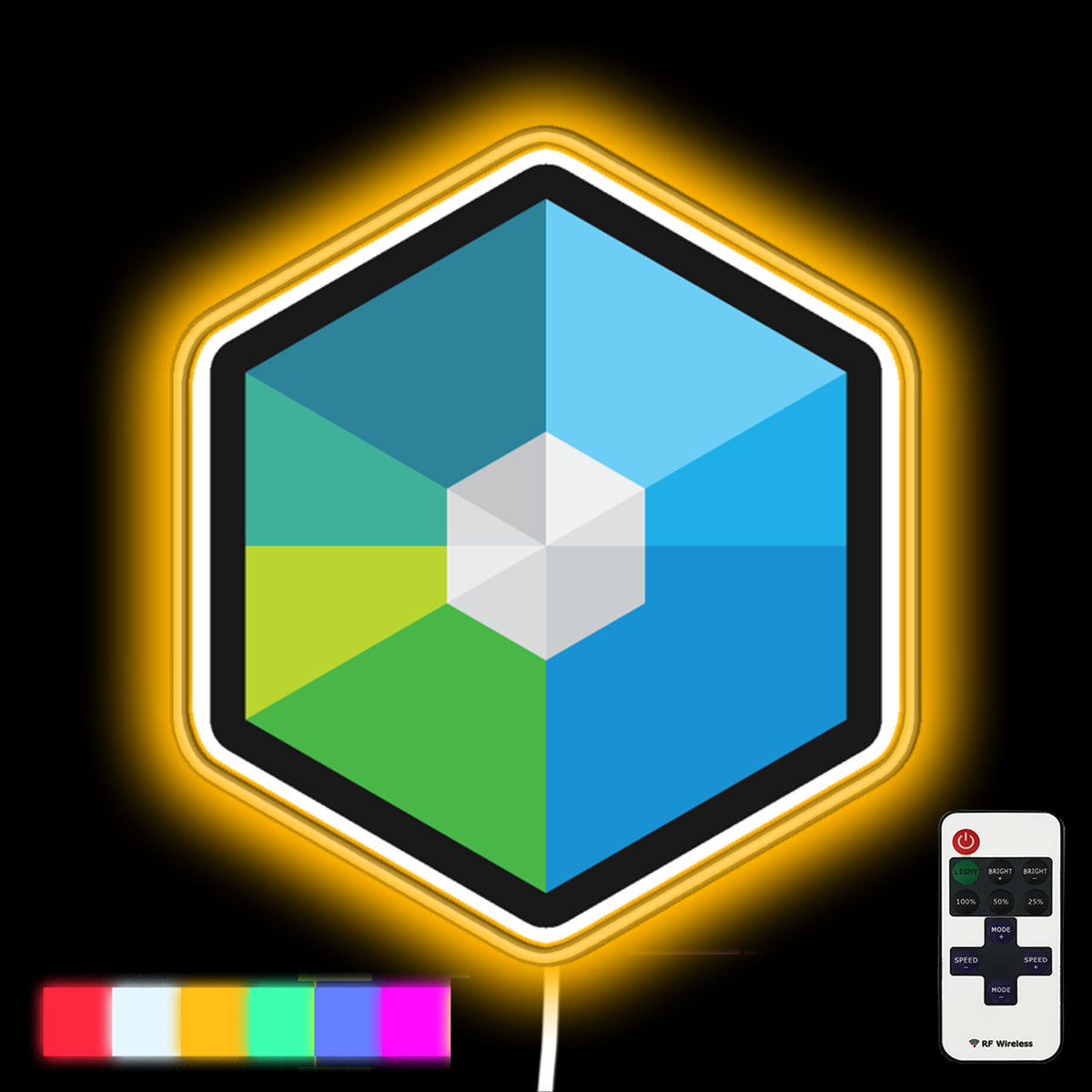 Raiblocks Coin Cryptocurrency Neon Led Sign – Neon Factory