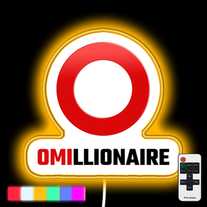 OMI Millionaire - VeVe Ecomi Fans neon led sign