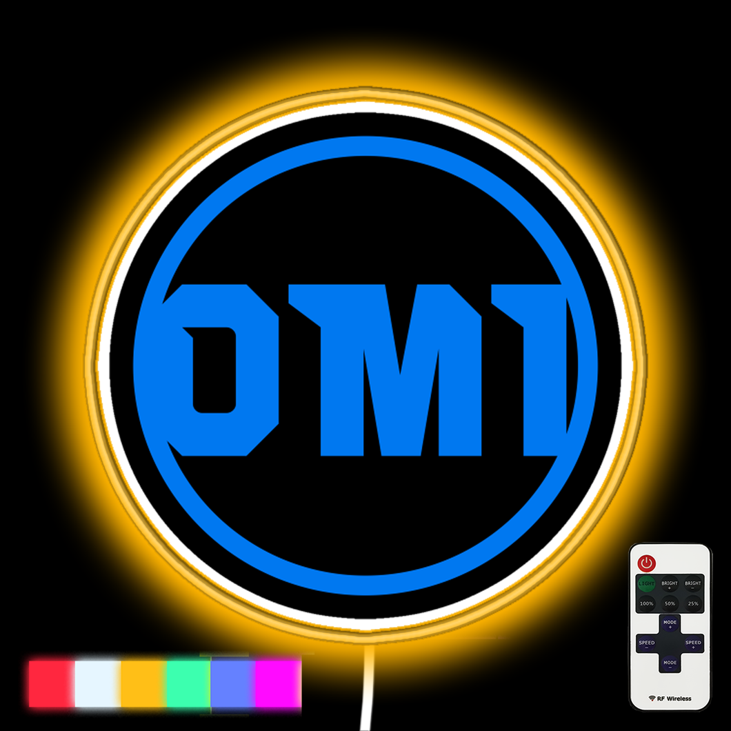 DC Inspired OMI Logo neon led sign