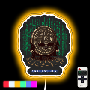 Cryptatrix neon led sign