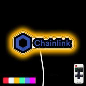 Chainlink cryptocurrency neon led sign