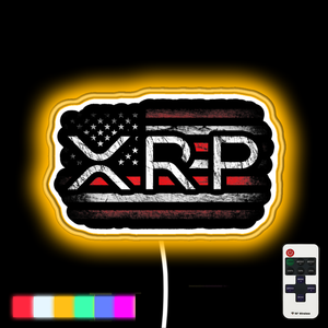 Crypto Currency - XRP neon led sign