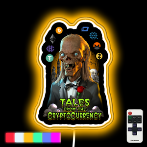 Tales from the Crypto neon led sign
