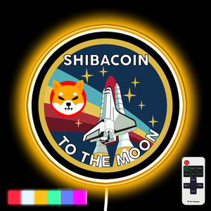 shiba inu crypto - Shib To The Moon neon led sign