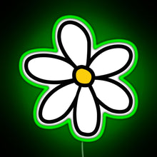 Load image into Gallery viewer, Cute flower RGB neon sign green