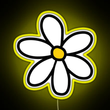 Load image into Gallery viewer, Cute flower RGB neon sign yellow