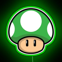 Load image into Gallery viewer, Cute Green Mushroom with Eyes RGB neon sign green