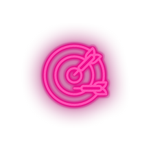 Load image into Gallery viewer, pink dart led amusement carnival circus dart game parade target neon factory