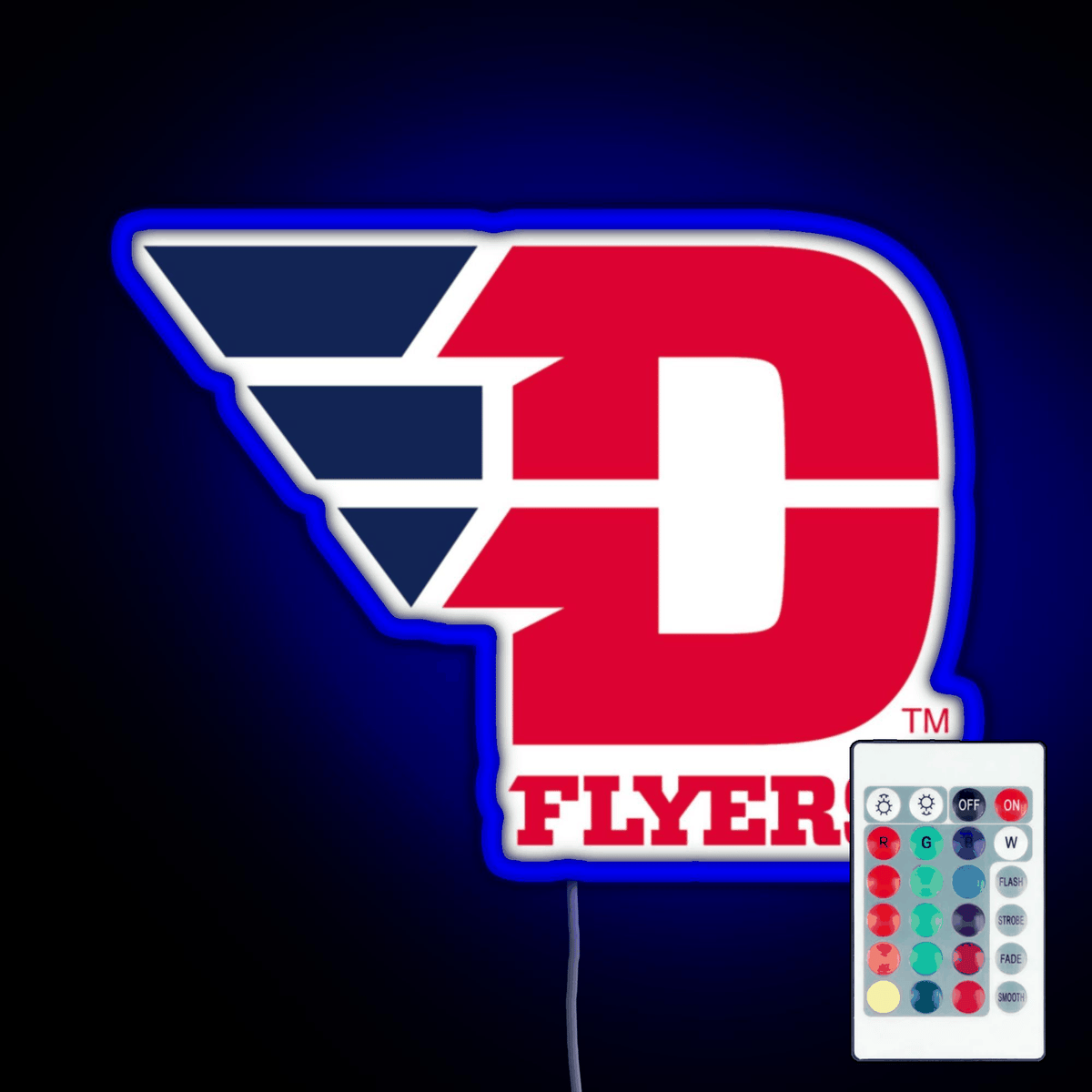 Dayton University Flyers Ncaa Hoodie Dafl 01 RGB neon sign