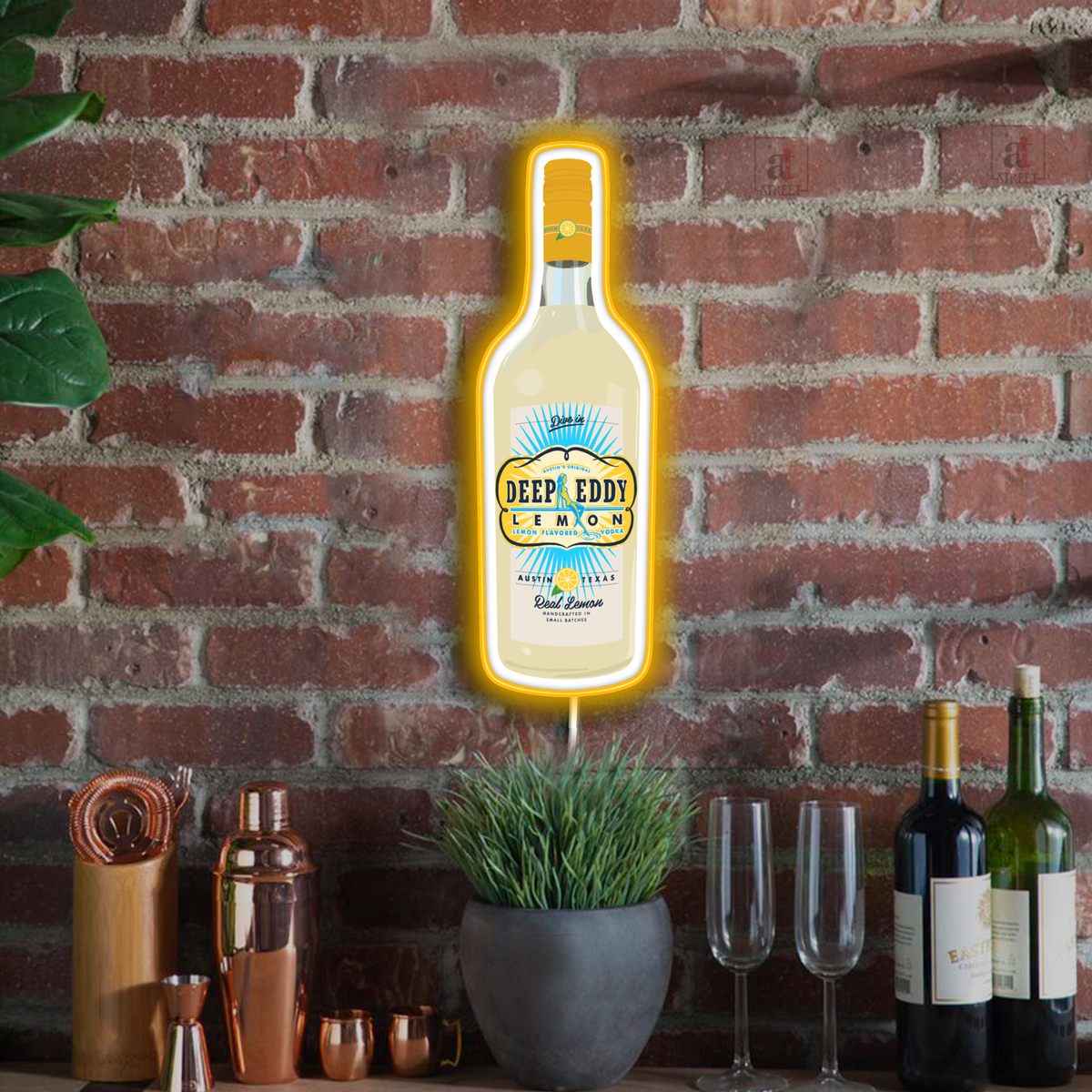 Deep Eddy Lemonade Bar Neon Sign Made with LED