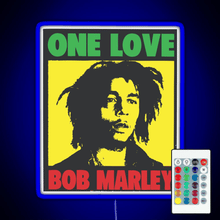 Load image into Gallery viewer, Bob marley RGB neon sign remote