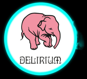 LED sign : DELIRIUM