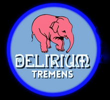 Load image into Gallery viewer, Blue neon delirium elephant neon led