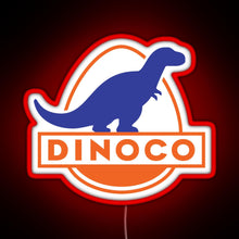 Load image into Gallery viewer, Dinoco Cars RGB neon sign red