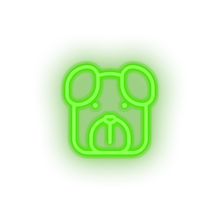Load image into Gallery viewer, green dog led animal carnivore cartoon dog house pet pet zoo neon factory