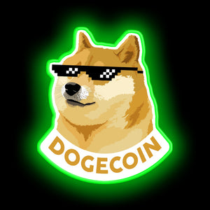 Cool DOGECOIN neon sign