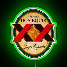 Load image into Gallery viewer, Dos Equis Essential RGB neon sign green