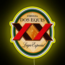 Load image into Gallery viewer, Dos Equis Essential RGB neon sign yellow
