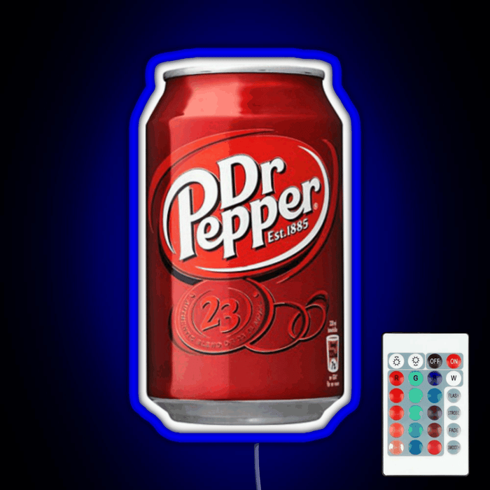 Dr Pepper RGB neon sign remote