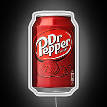 Load image into Gallery viewer, Dr Pepper RGB neon sign white 