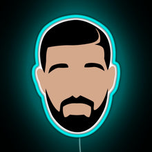 Load image into Gallery viewer, Drake RGB neon sign lightblue 