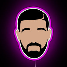 Load image into Gallery viewer, Drake RGB neon sign  pink