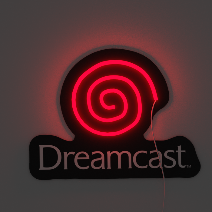Sega Dreamcast  logo neon sign