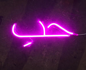 Custom neon sign with your name for wedding or birthday