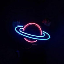 Load image into Gallery viewer, Saturn neon signs