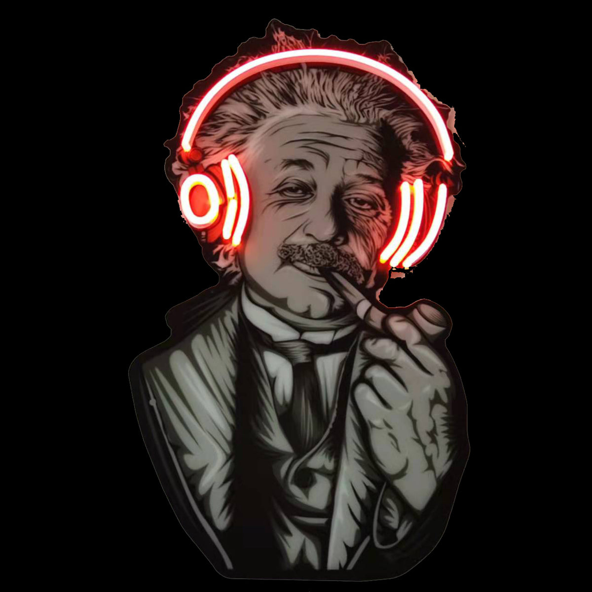 🛒Einstein headphone Neon sign