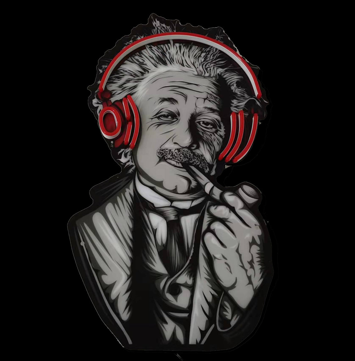 🛒Einstein headphone Neon sign